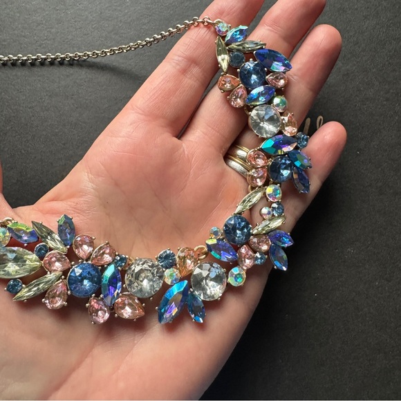 J. Crew Gemstone cluster statement necklace - Picture 4 of 7